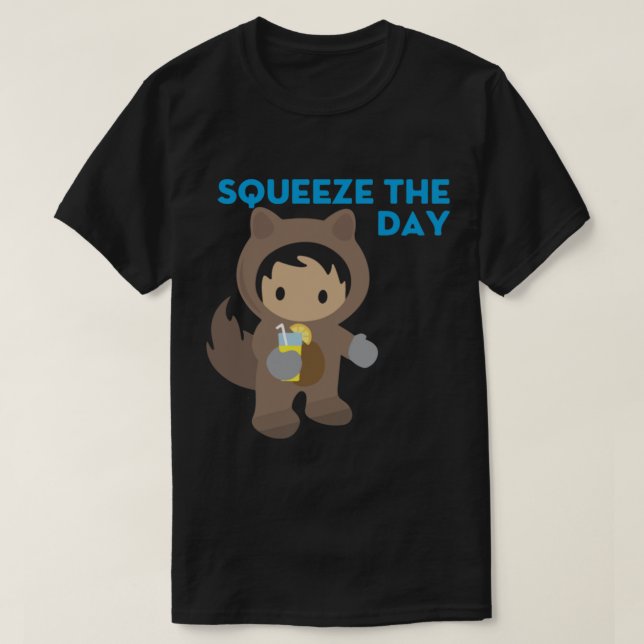 Camiseta Salesforce Astro - pioneiro da Salesforce- Salesfo (Frente do Design)