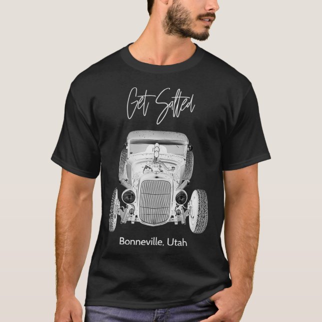 Camiseta Salgado Bonneville Salt Apartamentos para Homens M (Frente)