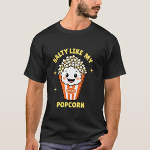 Camiseta Salgado Como Meu Pipoca, Divertidos Adolescentes A