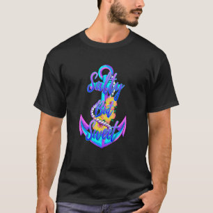 Camiseta Salgado, mas doce Anchor velejando