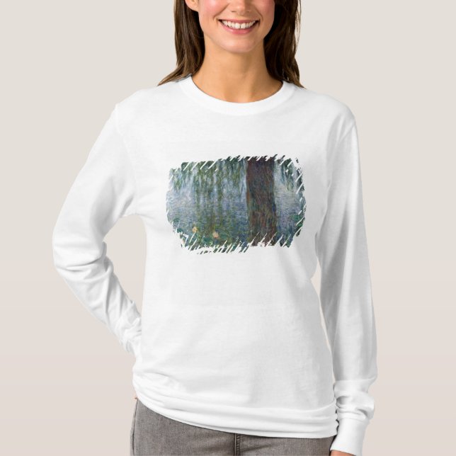Camiseta Salgueiros Weeping de Claude Monet | Waterlilies (Frente)