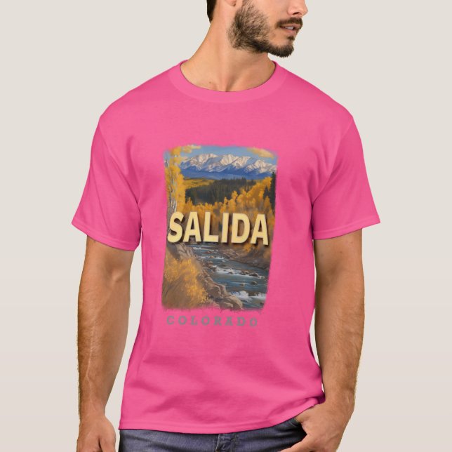 Camiseta Salida Colorado CO Mountain Majestade SD860 (Frente)