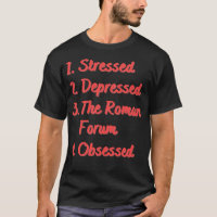 Salientando A Depressão Do Fórum Romano Obcecado