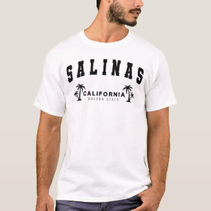 Camiseta Salinas brancas, Califórnia, Estado Ouro