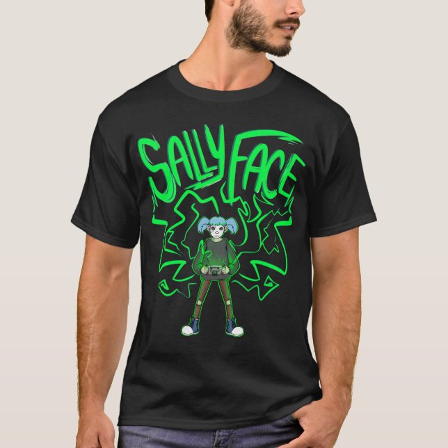 Camiseta Sallyface Super GearBoy gráfico (Frente)