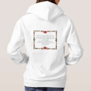Camiseta Salm 1 com bordas de flores