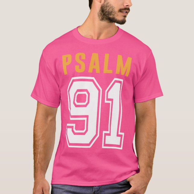 Camiseta Salm 91 - Roupa cristão (Frente)