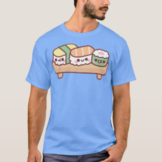 Camiseta Salmão de ovo Sushi Trio e Maki