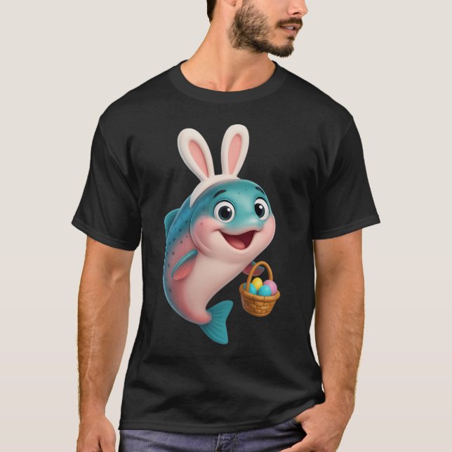 Camiseta Salmão de Páscoa (Frente)