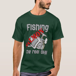 Camiseta Salmão De Pesca Camarão De Pesca Do Enguia