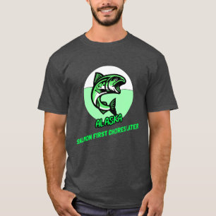 CAMISETA SALMÃO DO ALASKA PRIMEIROS AFZERES DEPOIS