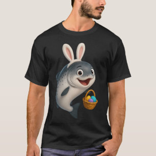 Camiseta Salmão do Atlântico da Páscoa