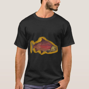 Camiseta salmão ensolarado