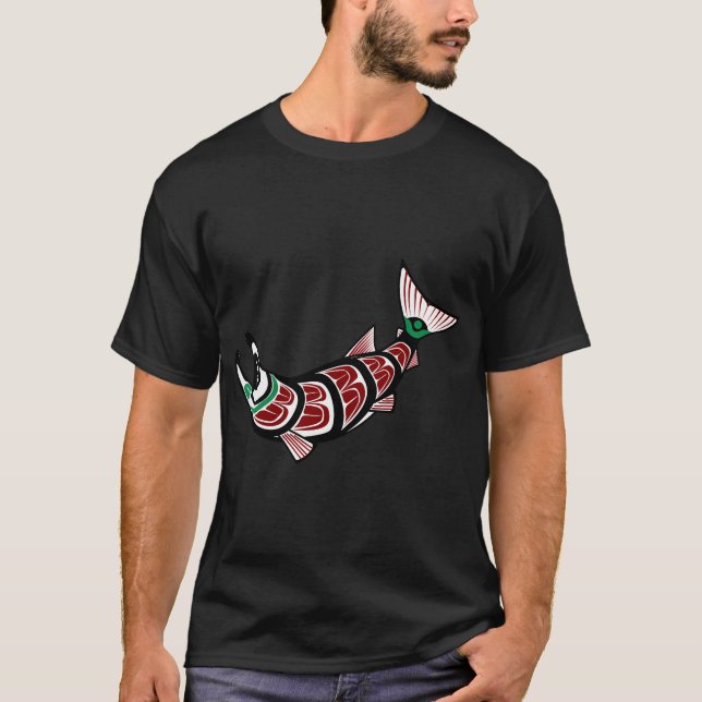 Camiseta Salmão Haida (Frente)
