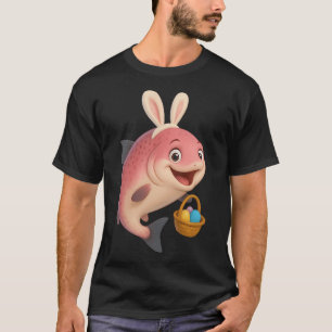Camiseta Salmão Rosa de Páscoa