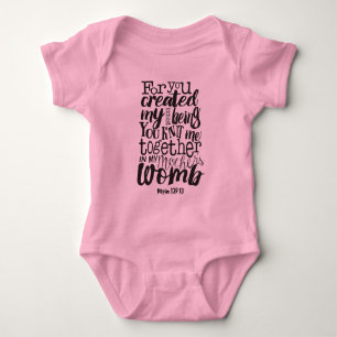 Camiseta Salmo 139:13 Pois tu criaste o meu ser mais íntimo