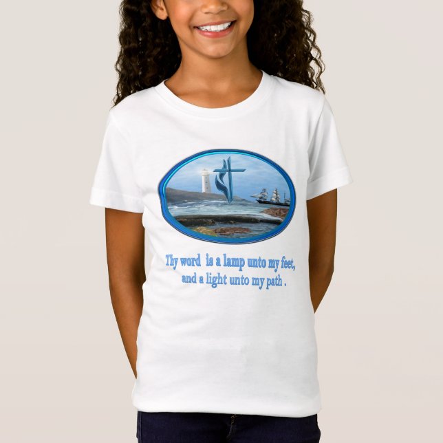 Camiseta Salmo 1:19 produtos de arte (Frente)