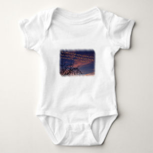 Camiseta Salmo 27:1 na fronteira branca do amanhecer