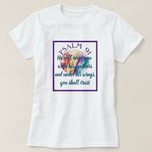 Camiseta Salmo 91 Uma Oração Contra o Vírus Corona Cristão