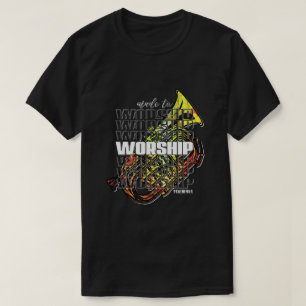 Camiseta Salmo 95 Feito Para Cristão Culto Saxofone