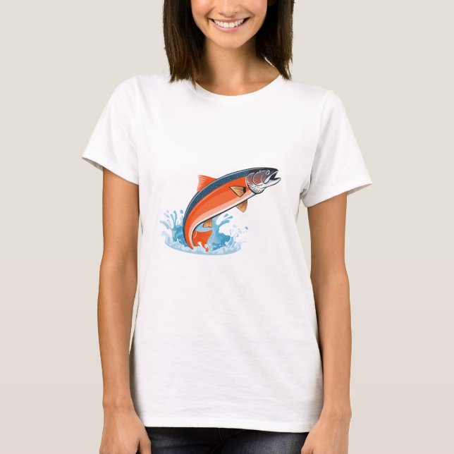 Camiseta Salmon fish (Frente)