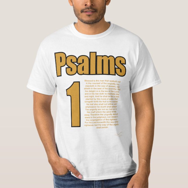 Camiseta Salmos 1 (Frente)