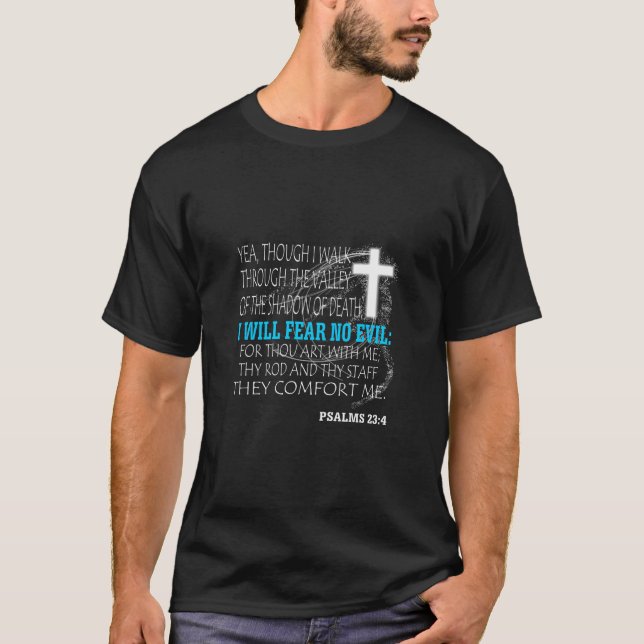 Camiseta Salmos 23 4 (Frente)