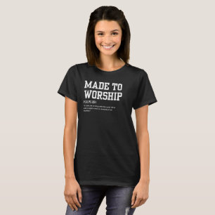 Camiseta Salmos 95:1 Camisa-T feminina