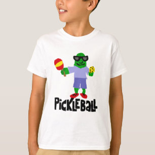 Camiseta Salmoura engraçada com pá de Pickleball