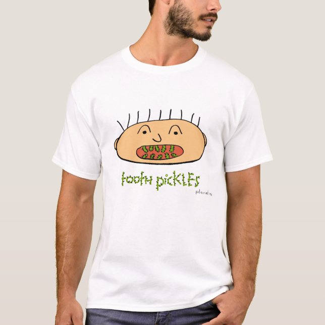 Camiseta salmouras do dente, T clássico (Frente)