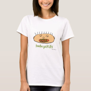 Camiseta salmouras do dente, T longo da luva