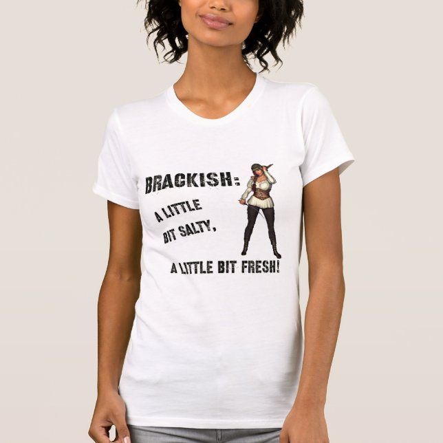 Camiseta Salobra - Um pouco salgada, um pouco doce (Frente)