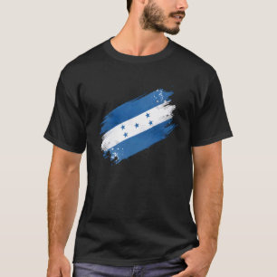 Camiseta Salpico Artístico da Bandeira de Honduras