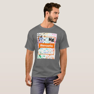 Camiseta Salpico de Metal Líquido