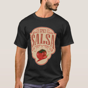Camiseta Salsa Apimentada Comida Mexicana Especiarias Quent