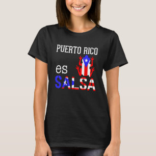 Camiseta Salsa Coqui Porto Rico Boricua Porto Rico Pr Sa