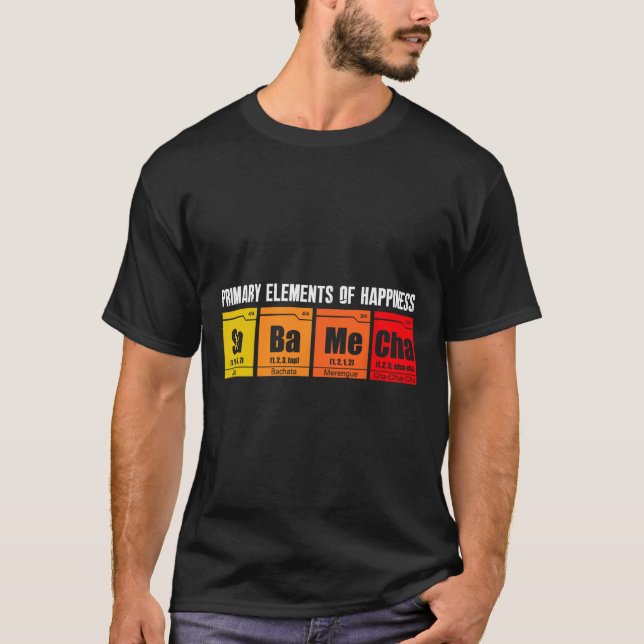 Camiseta Salsa Dançando Salsa Bachata Merengue Dança (Frente)
