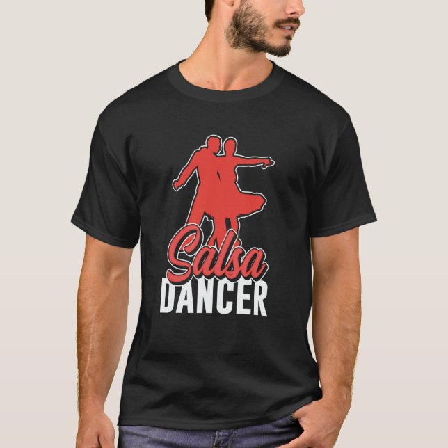 Camiseta Salsa Dancer Latin Dancing Dance (Frente)