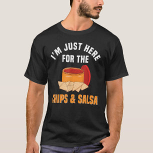 Camiseta Salsa E Chips Cuisine Cinco De Mayo Comida Mexican