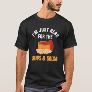 Camiseta Salsa E Chips Cuisine Cinco De Mayo Comida Mexican
