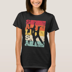 Camiseta Salsa Festival Vintage Latino Dança Para Salsero E