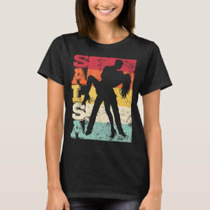 Camiseta Salsa Festival Vintage Latino Dança Para Salsero E