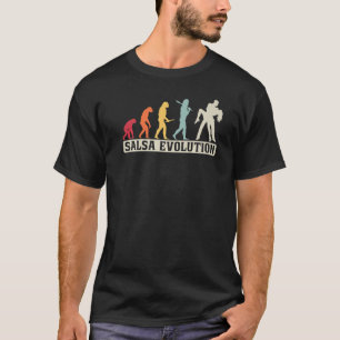 Camiseta Salsa Retro Vintage Salsa Evolution