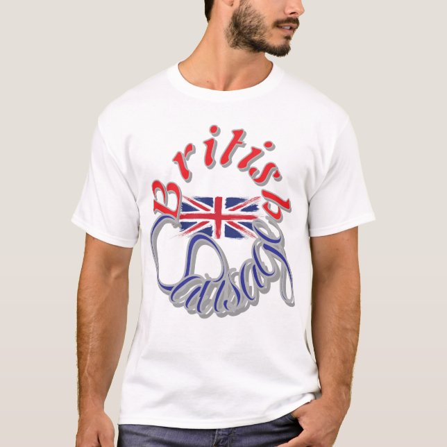 Camiseta Salsicha Britânica (Frente)