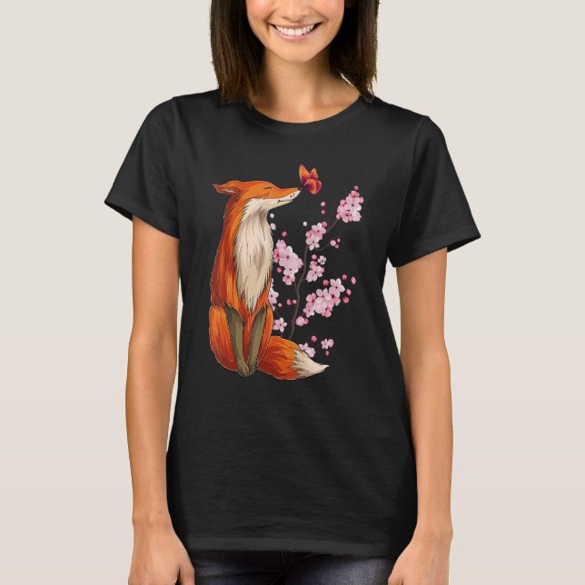 Camiseta Salsicha-da-flor-da-serração-do-Japão (Frente)