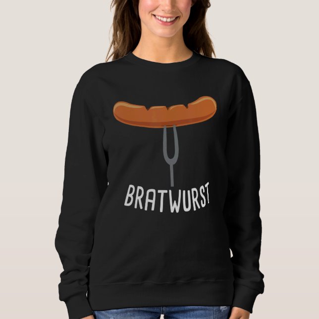 Camiseta Salsicha De Bratwurst No Fork German Sausation (Frente)
