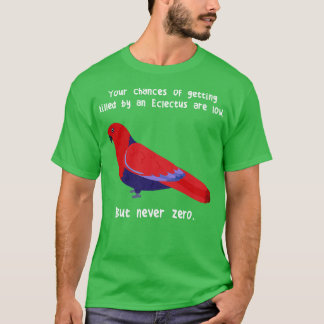 Camiseta Salsicha Eclectus Nunca Zero