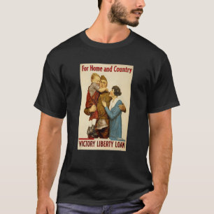 Camiseta Salsicha Patriótica Soldado Clássico da Era da Gue