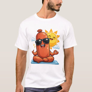 Camiseta Salsicha Yoga
