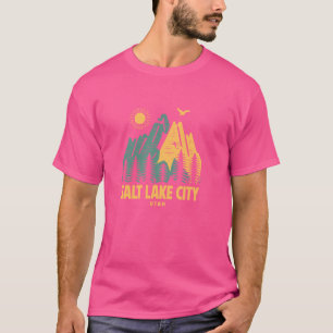 Camiseta Salt Lake City Mounts Utah Caminhando ao ar livre